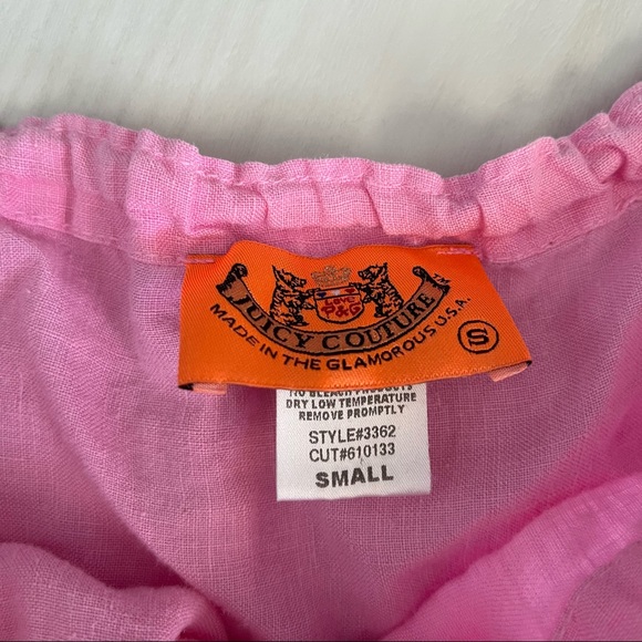 Vintage Juicy Couture Mini Linen Skirt - Picture 2 of 5